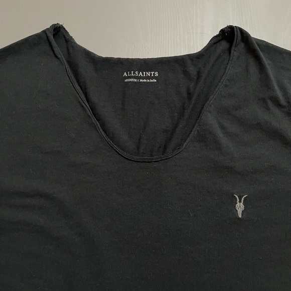All Saints Black Women's Shirt, size M - Picture 3 of 5